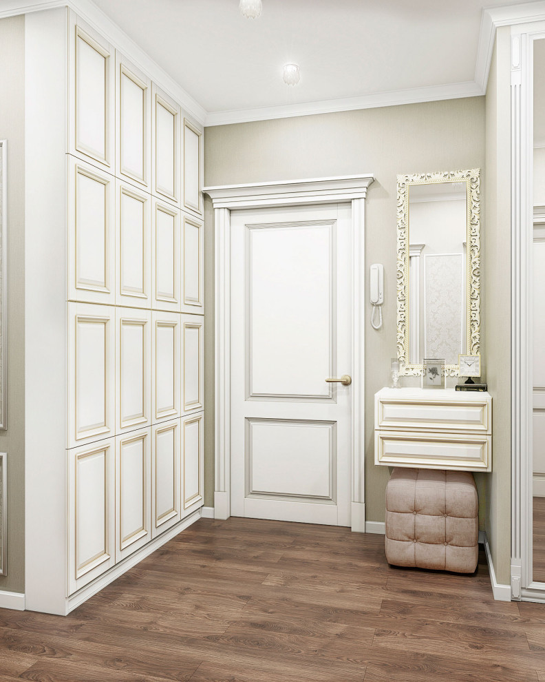 Итоговая визуализация проекта интерьера трёхкомнатной квартиры