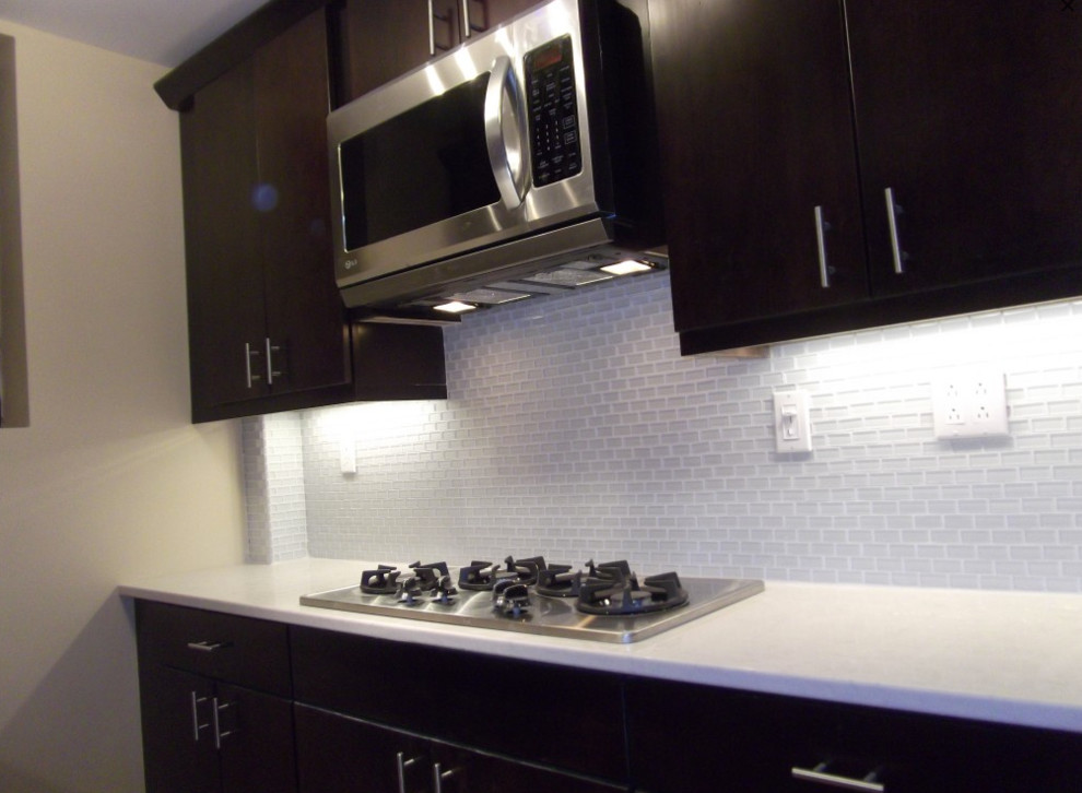 Inspiration for a transitional kitchen remodel in New York