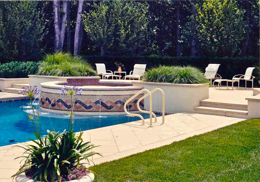 Inspiration for an eclectic pool in New York.