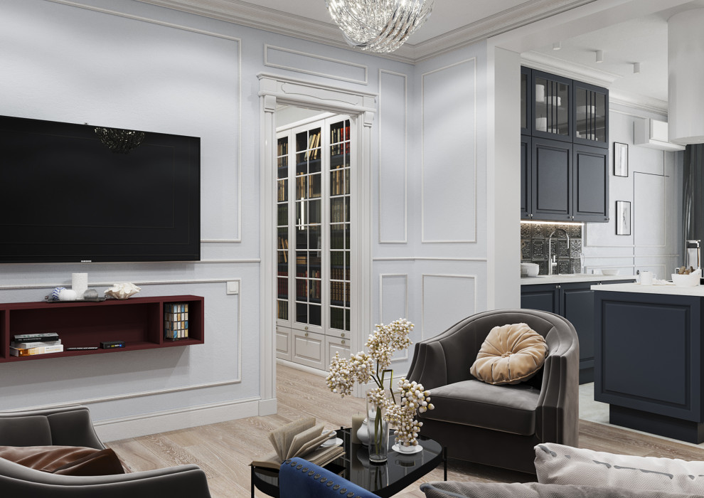 Дизайн-проект квартиры в ЖК Солнечный олимп