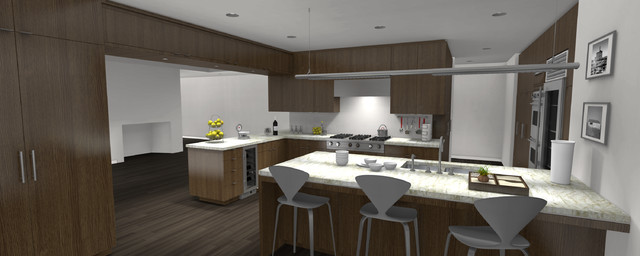 Kitchen Design Visualization rendering