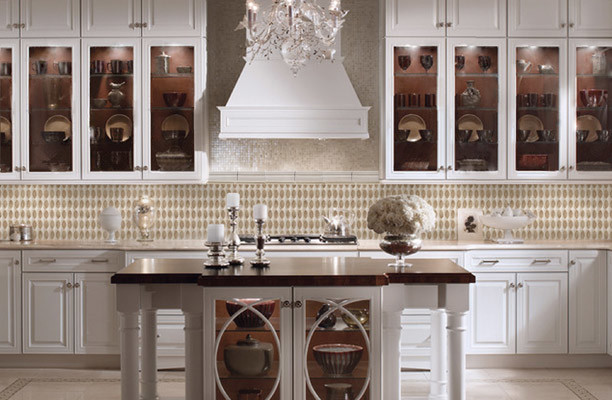 Kitchen - transitional kitchen idea in Orange County