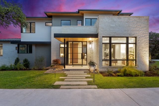 Modern New Build: Exterior - Contemporary - House Exterior - Austin ...