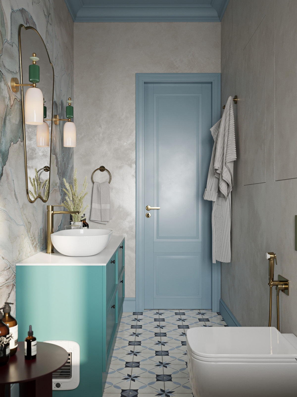 Дизайн-проект квартиры в старом фонде в Санкт-Петербурге