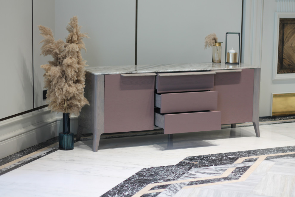 Тв-тумба Toffee в цветовом решении Калипсо