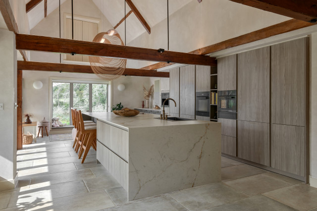 New Forest Barn Conversion modern-kitchen