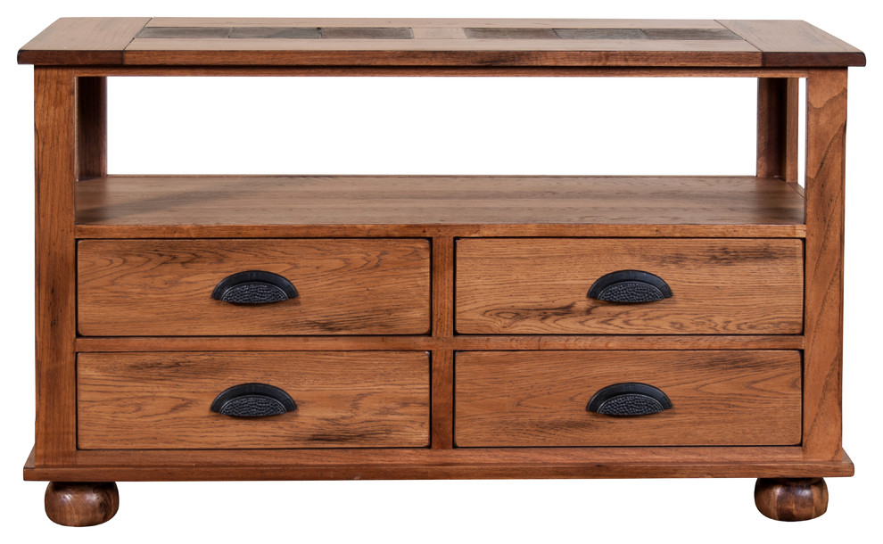 Sedona 4Drawer Sofa Table/Console With Shelf Traditional Console