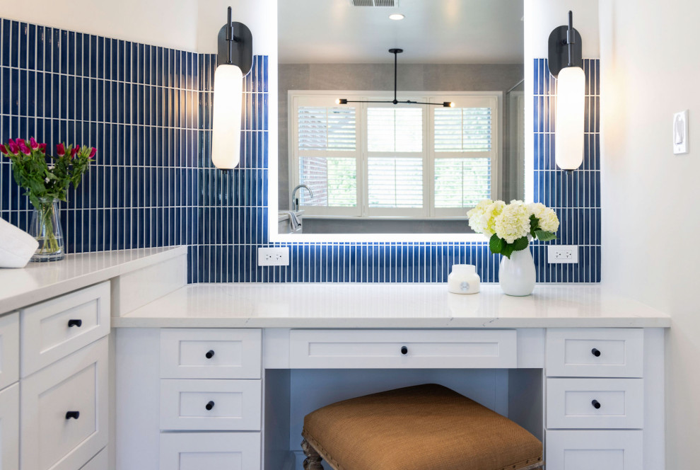Inspiration for a transitional bathroom remodel in DC Metro