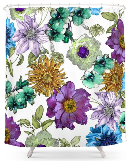 Botanical Haze Shower Curtain