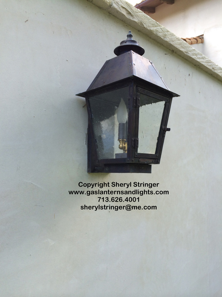 Sheryl's Style 1 Electric Lantern with Dark Patina Finish