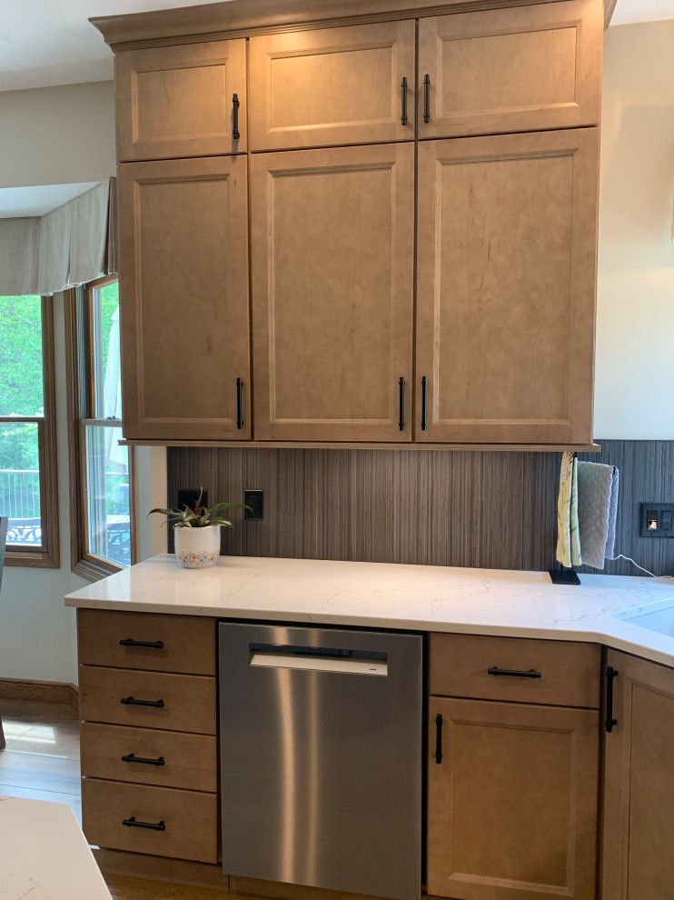 Kitchen - transitional kitchen idea in Grand Rapids