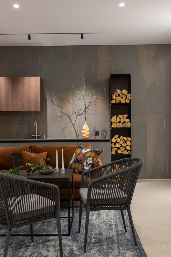 Реализованный проект банного комплекса на территории частного дома