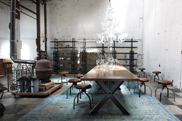 Syntaxe Dining Table industrial-dining-room