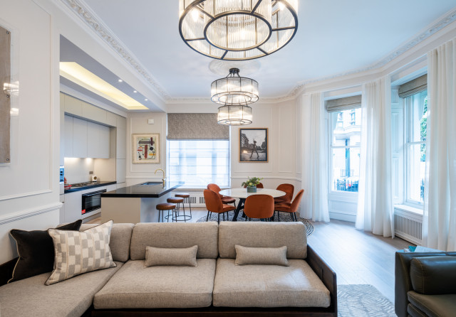 Refresh & Furnish | Edwardian apartment in South Kensington, SW7 transitional-living-room