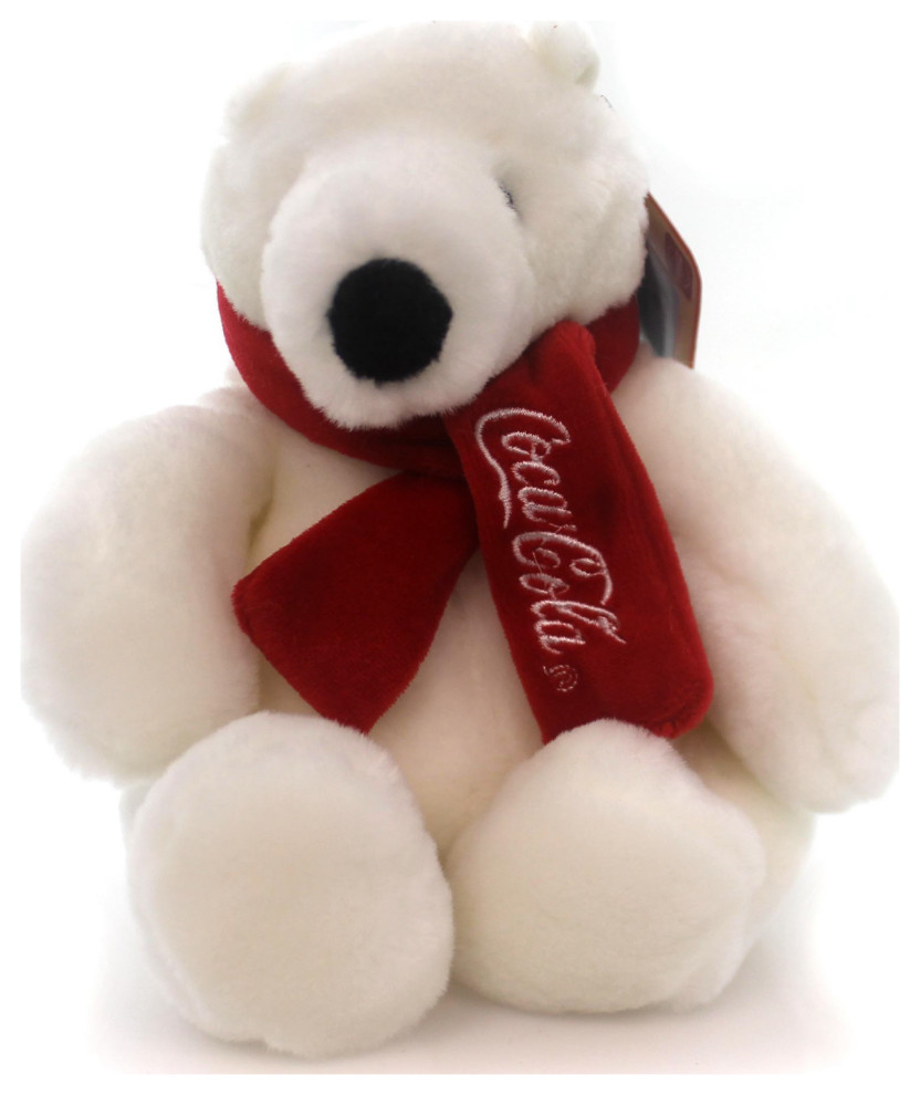 Boyds Bears Plush 6" Coca-cola Polar Bear Fabric Coke 919902 for sale online 