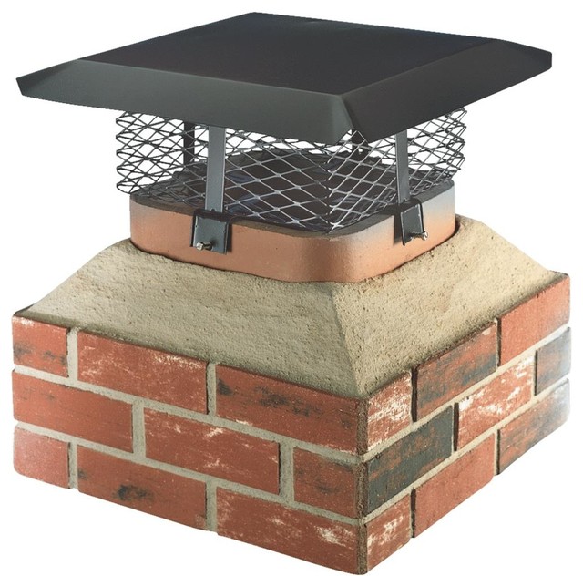 Shelter SCADJS Adjustable Small Single Flue Chimney Cap, Clampon