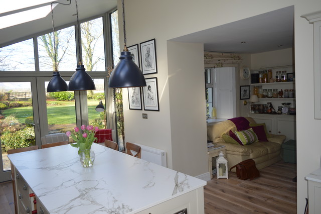 Kitchen conversion transitional-dining-room