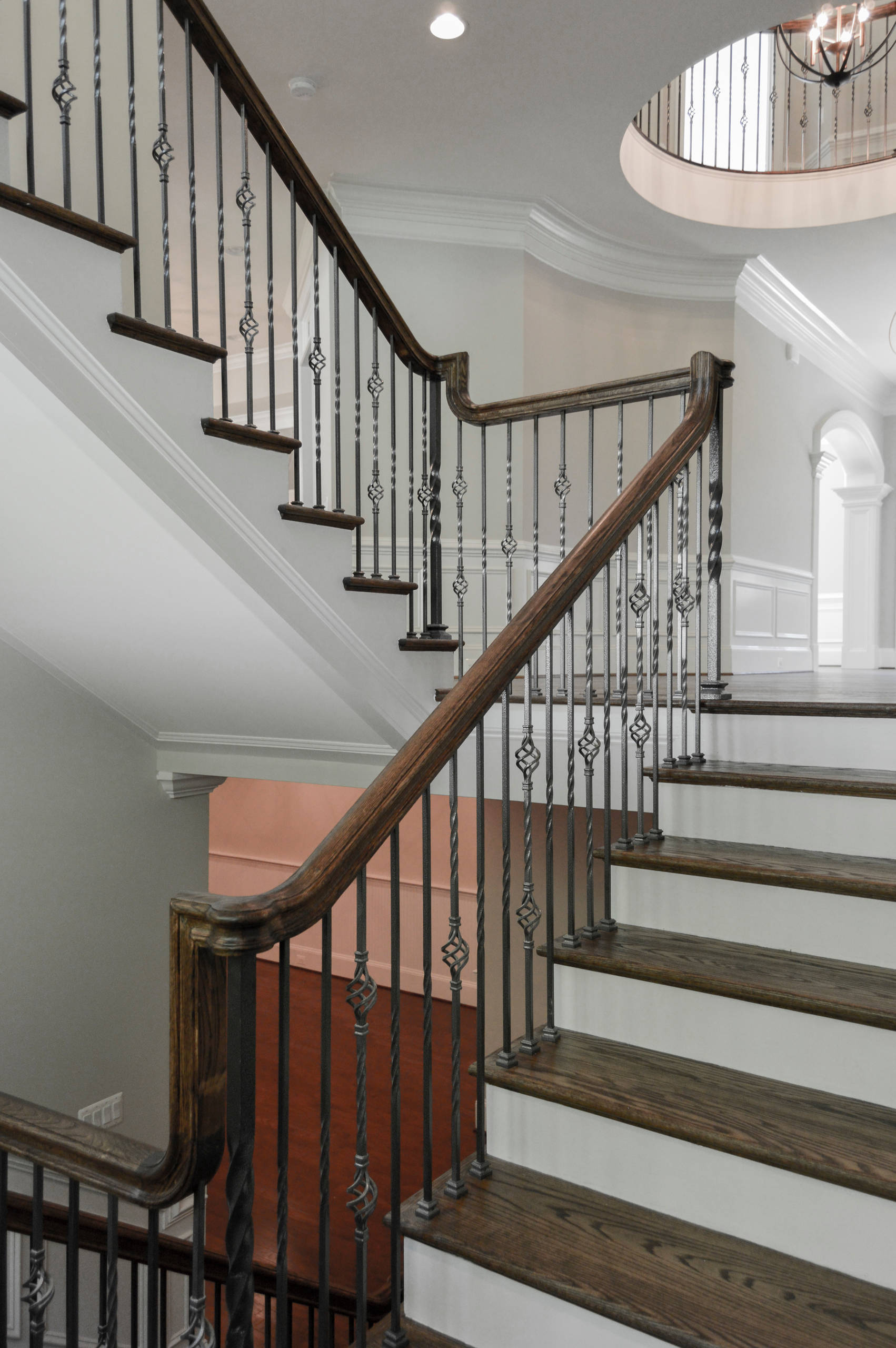 38_European Style Circular Balcony and Multi-level Staircase, Middleburg, VA 201