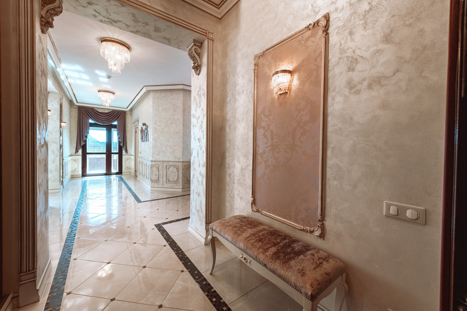 прихожая в загородном доме