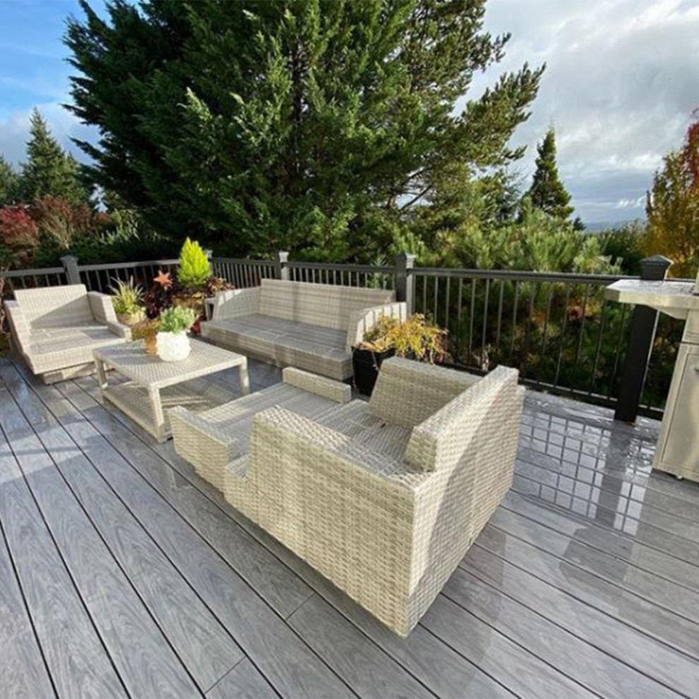 Vault Decking in Dusk Modern Deck Grand Rapids by Deckorators