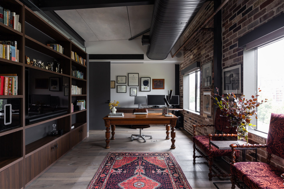 Photo of an industrial home office in Sydney.