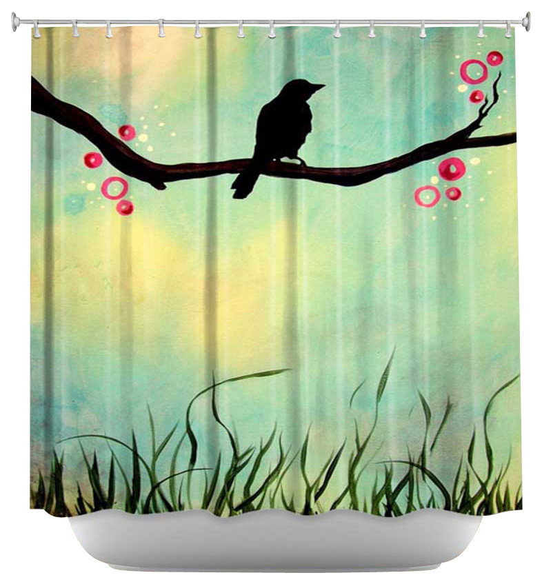 Lazy Day Among the Grasses Shower Curtain