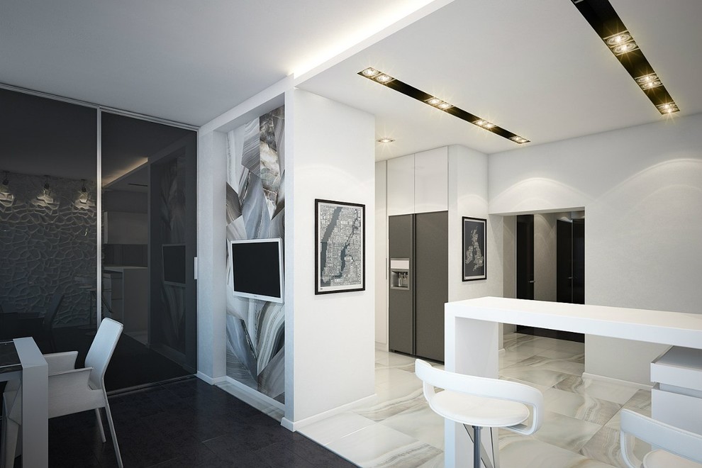 Кухня совмещенная со столовой