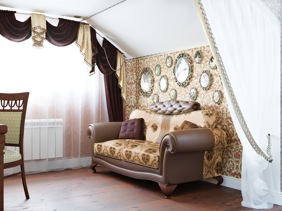 Классическая гостиная и кабинет в с.Ямном для семейной пары.