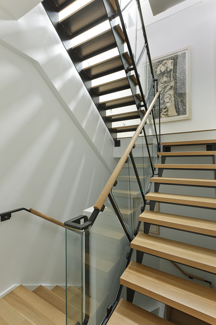 Beacon Street Penthouse 2 contemporary-staircase