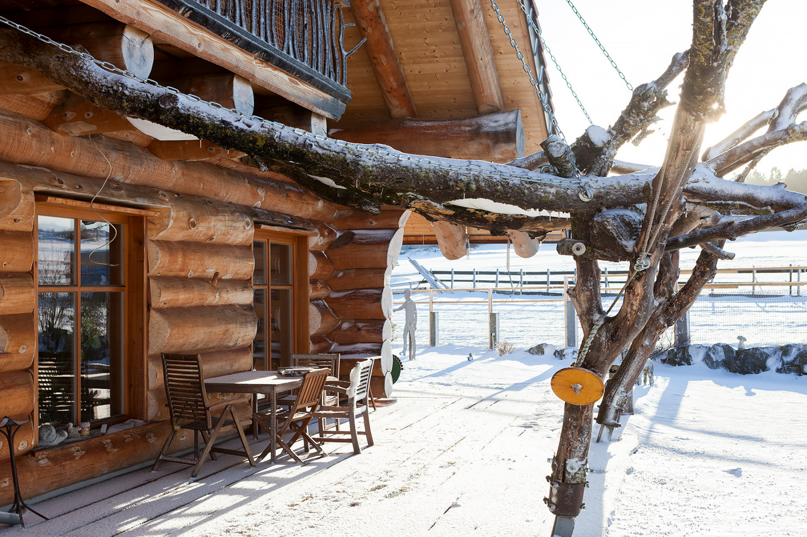 Съёмка дома в деревне Кёнигсхайм, Германия