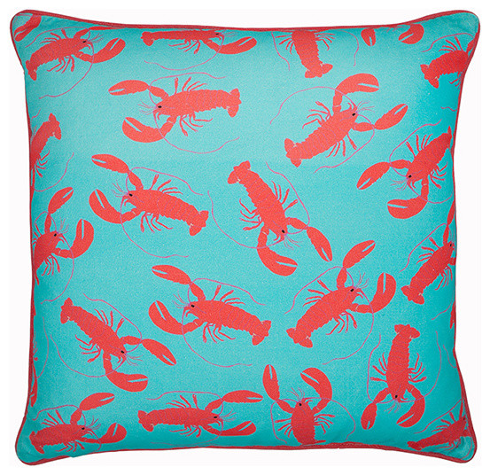 Lobster Print Cushion