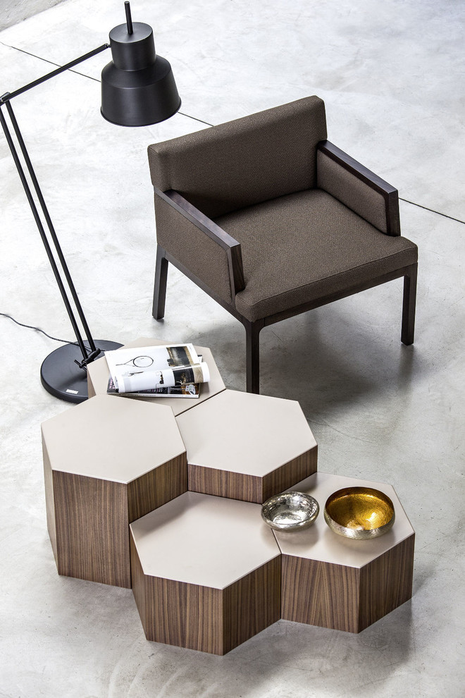 Six Hexagon Side Table by Bross - Contemporary - Living Room - New York ...