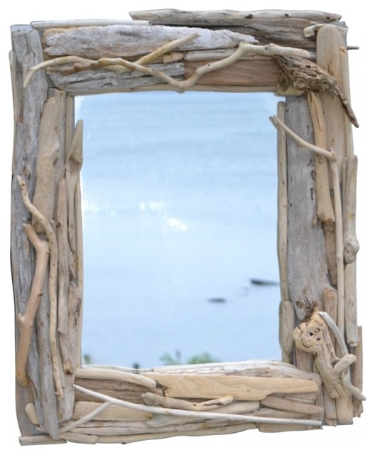 Driftwood Mirror - Eclectic - Wall Mirrors - new york - by Omero