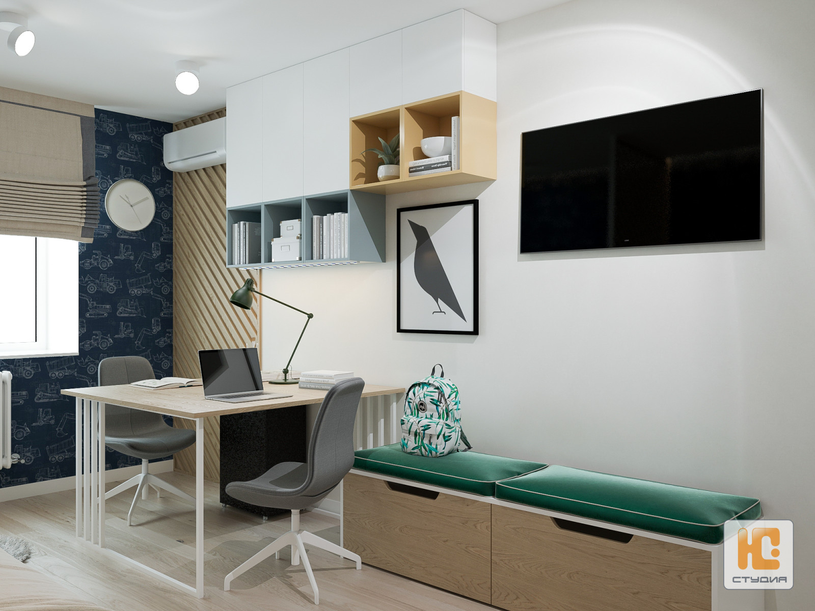 Дизайн-проект квартиры 84.00 м/кв