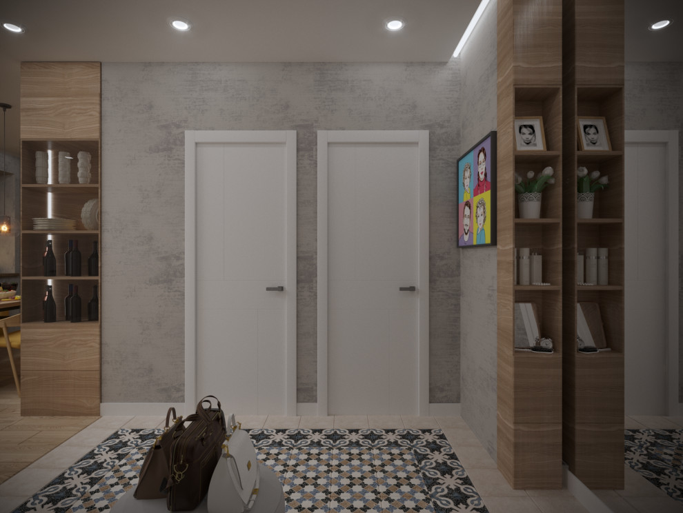 Современный проект квартиры для молодой семьи!