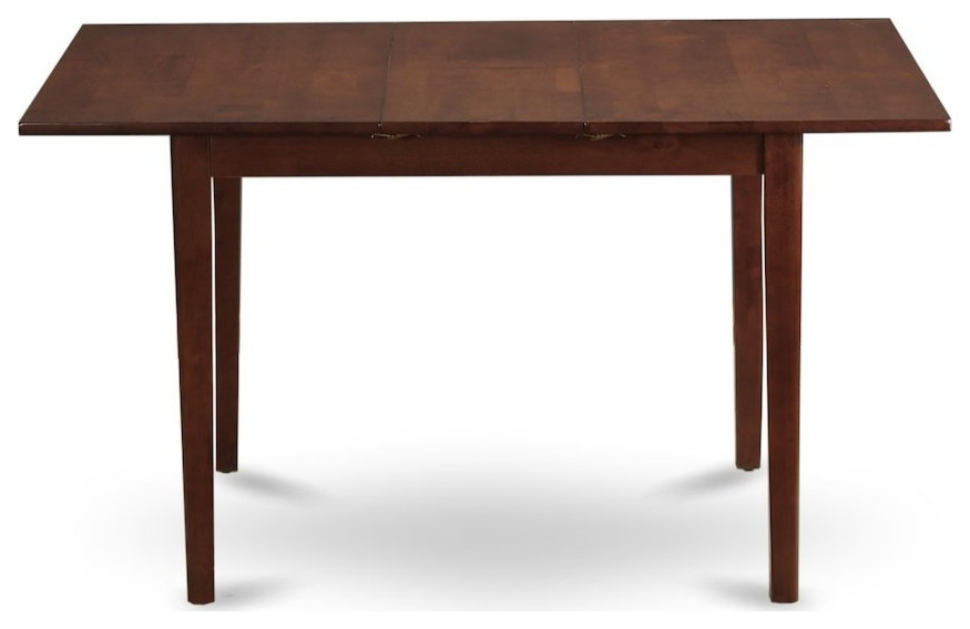 Picasso Table, 32"x60" With 12" Butterfly Leaf, Mahogany Finish