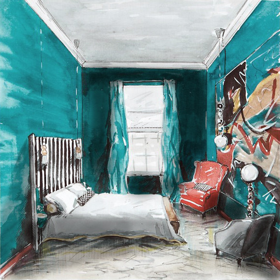 Interior Sketch - Эскизы интерьеров