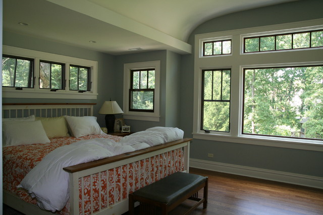 Bungalow Renovation and addition Traditional Bedroom Chicago by Cory Smith Architecture