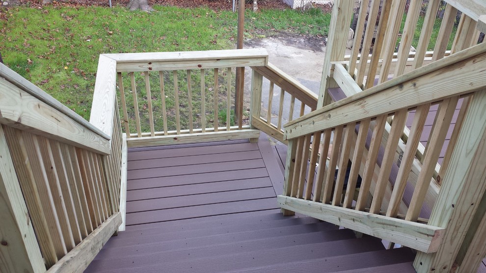 Example of a mid-sized deck design in Boston