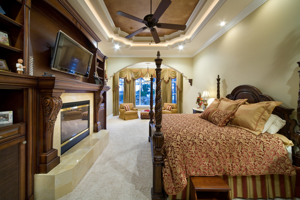 Mediterranean bedroom in Orlando.