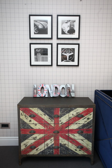 London Themed Kids Room Contemporary Kids Other By