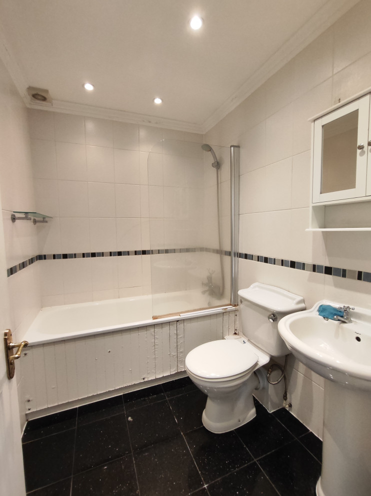 Family bathroom before