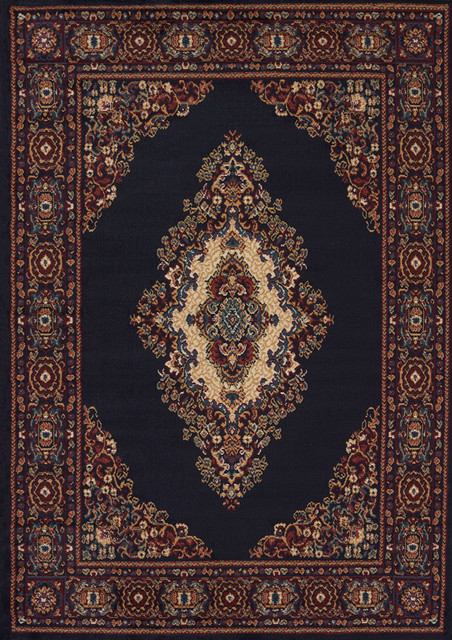 Cathedral Rug United Weavers Manhattan Cathedral Rug, Navy (040-35364), 7'10