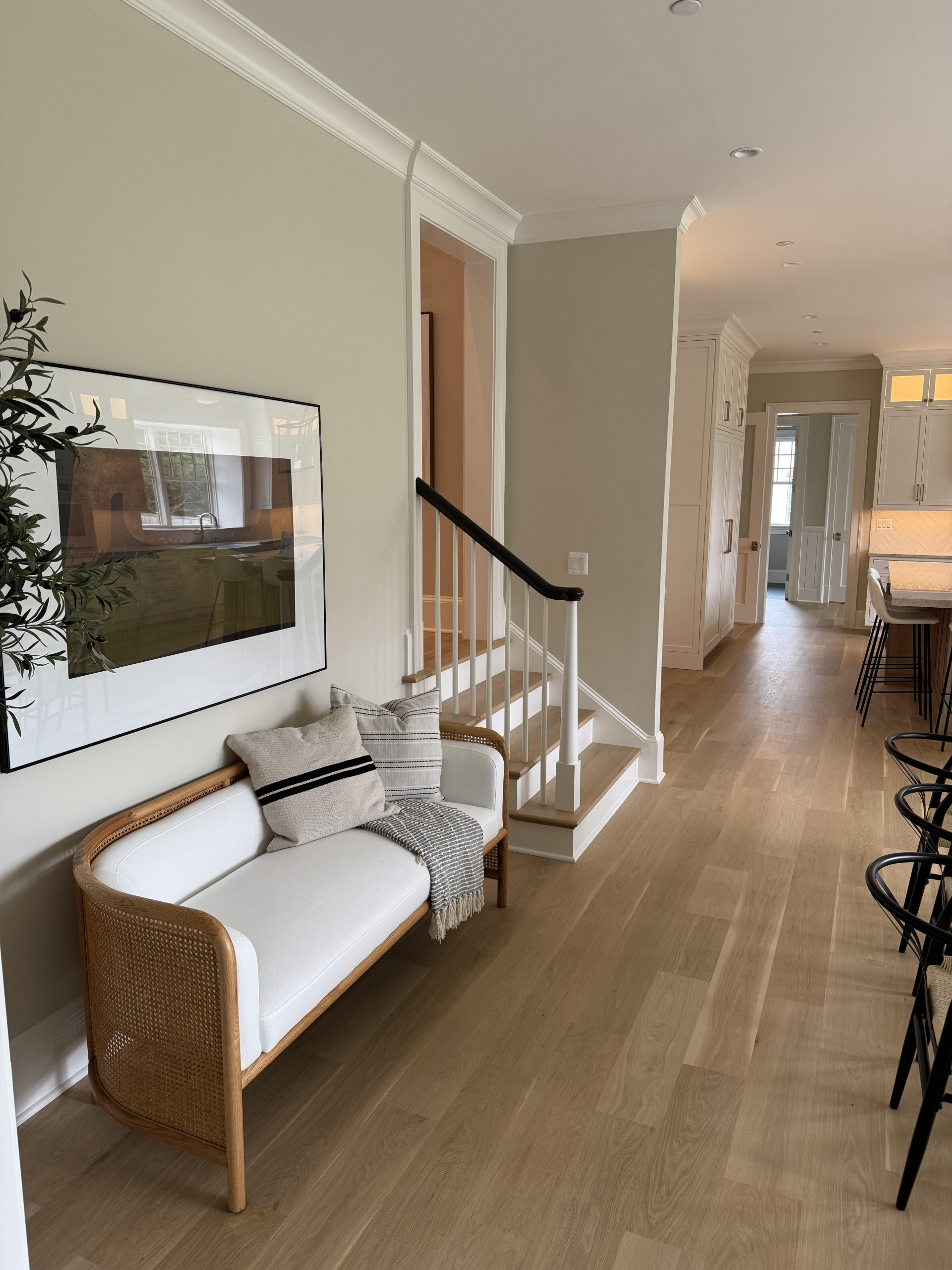 138_Elegant Double Bullnose Entry Stair, Bethesda, MD 20814