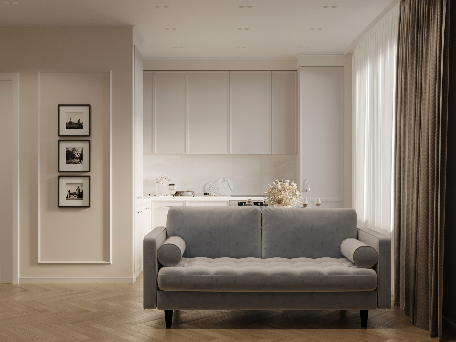 Дизайн-проект ЖК Остров 68кв.м