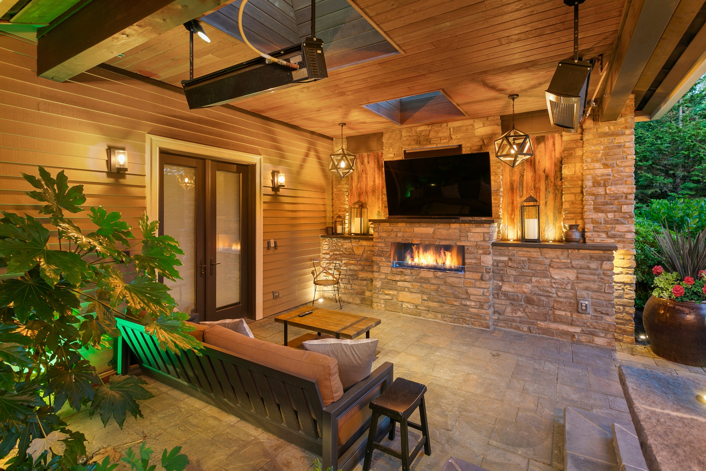 Yarrow Point Triple Roof Outdoor Living