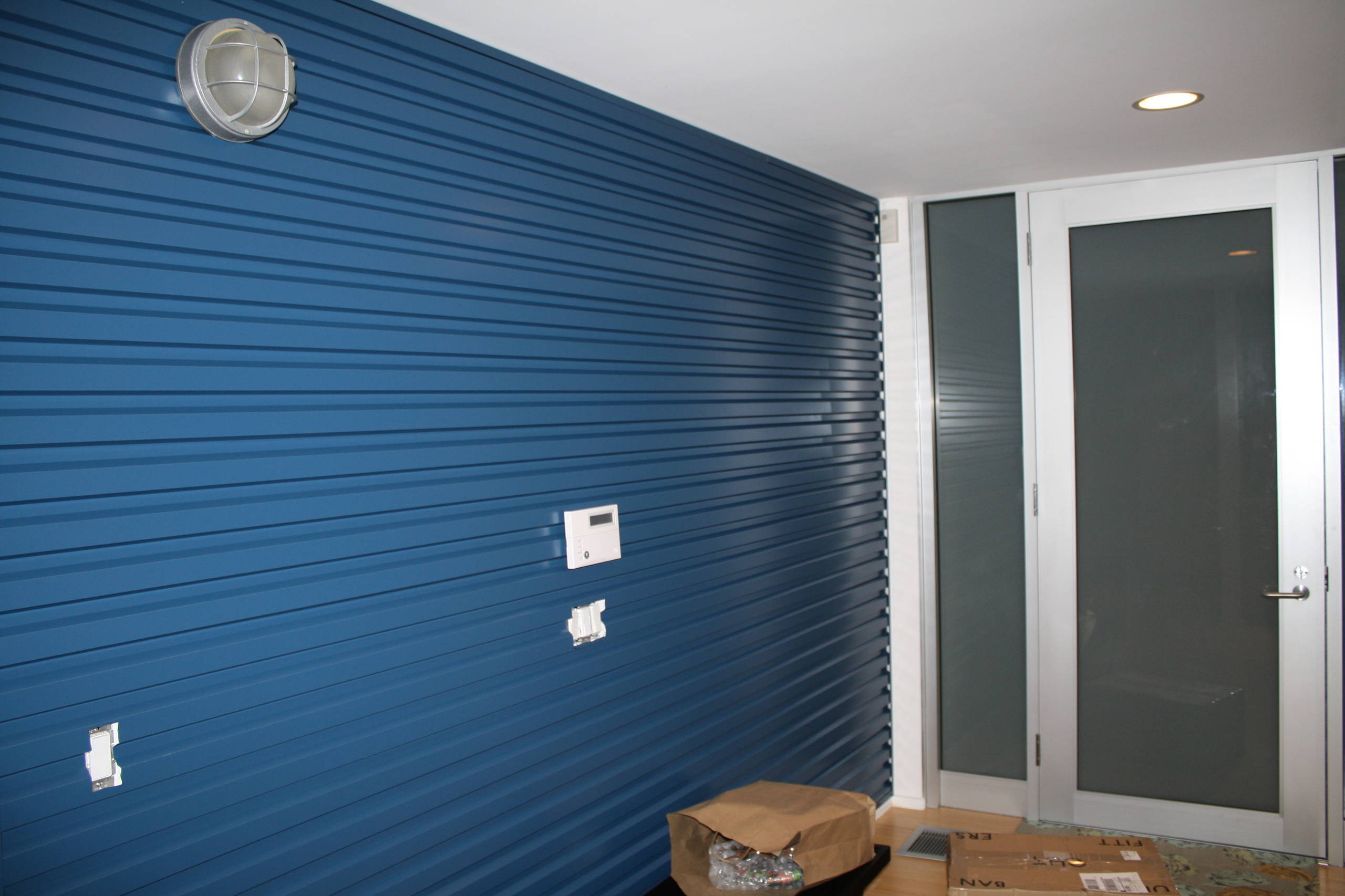 Houzz Corrugated Tin Walls