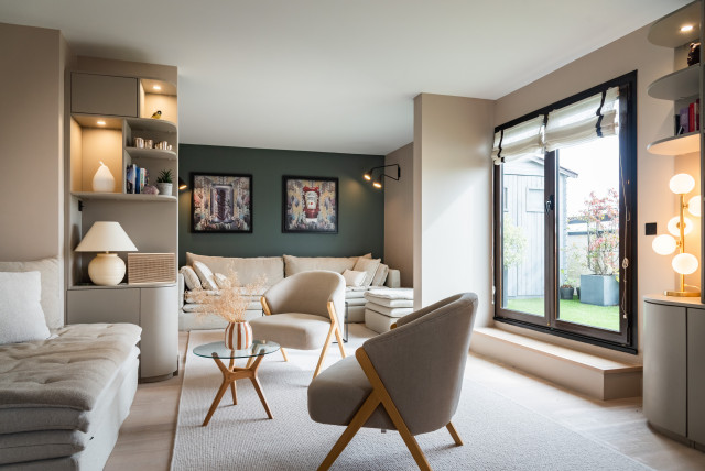 Projet Rousseau contemporary-living-room