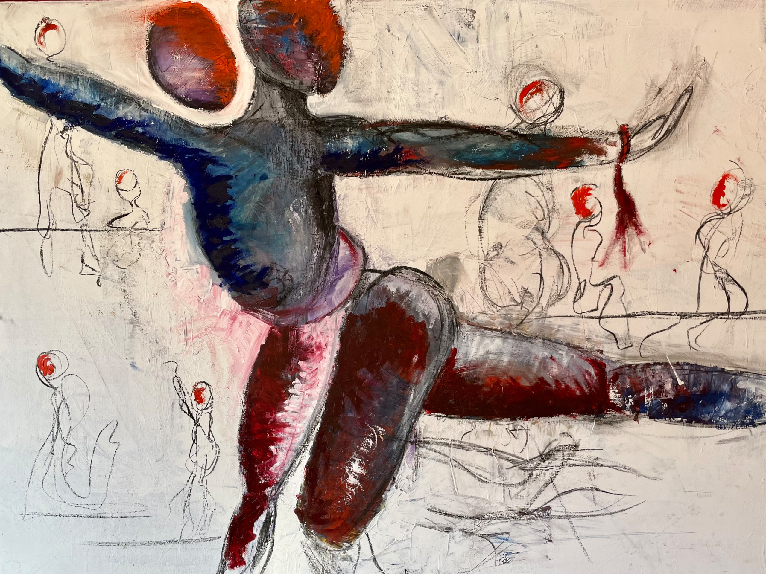The Dancer - Oil on Canvas