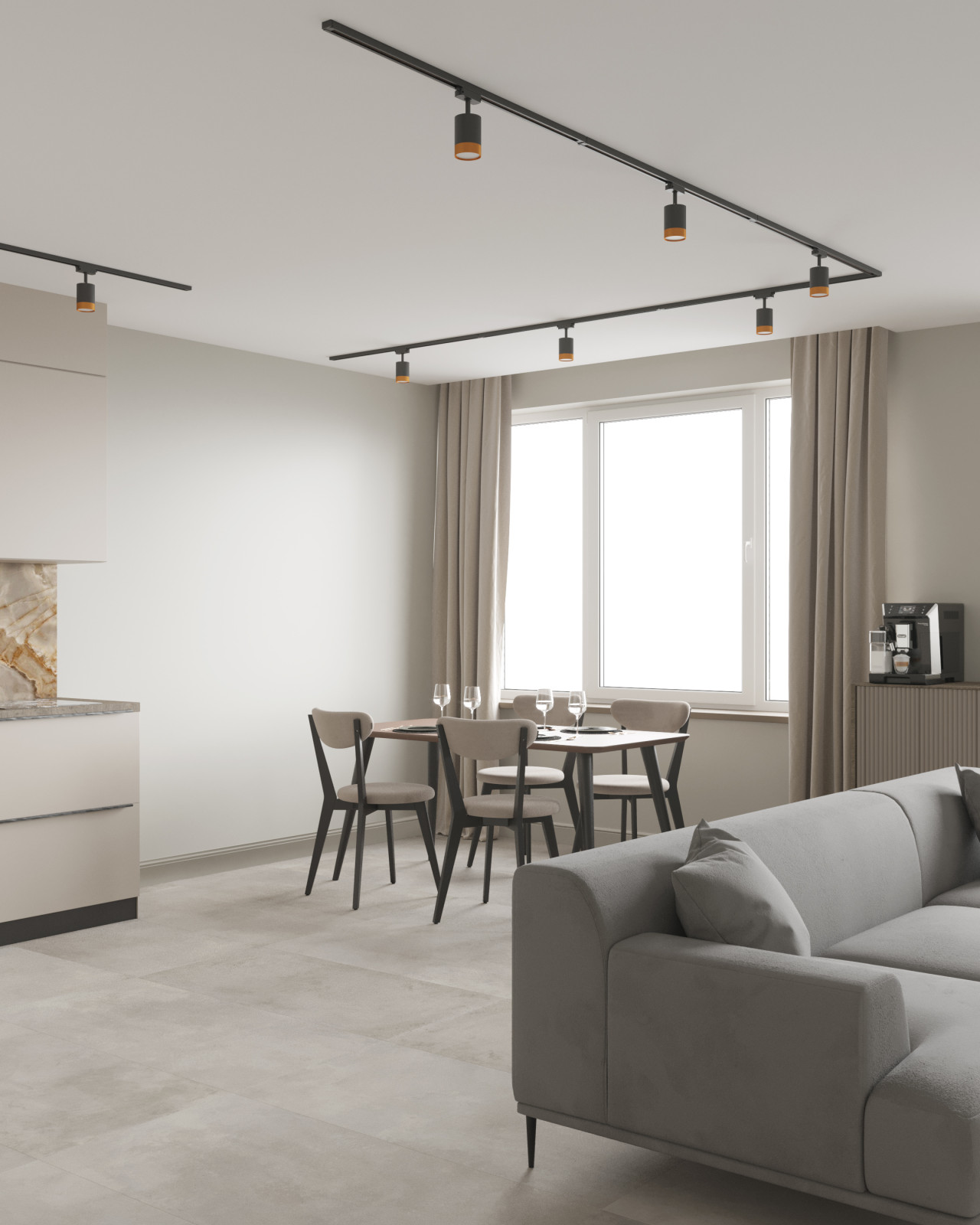 Cappucino проект квартиры в г. Санкт-Петербурге